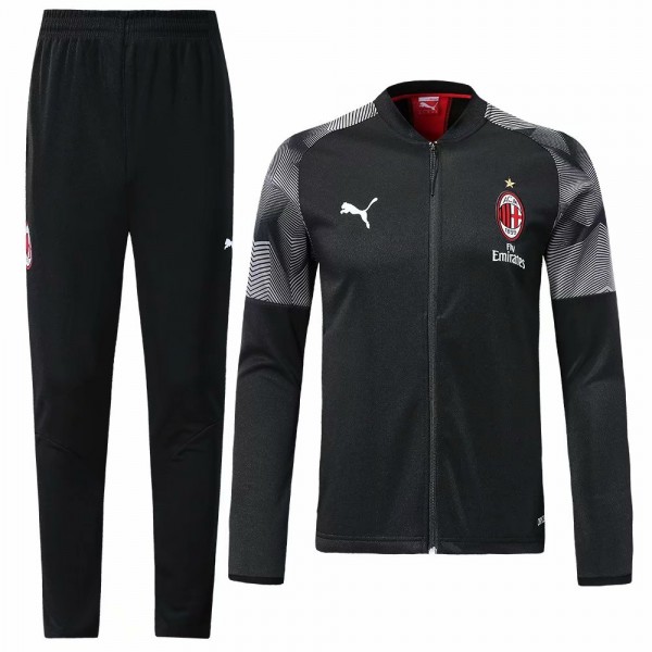 19/20 AC Milan Training Suit Black