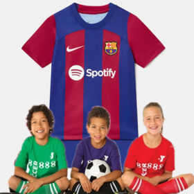 Kid's Barcelona Home Suit 23/24(Customizable)