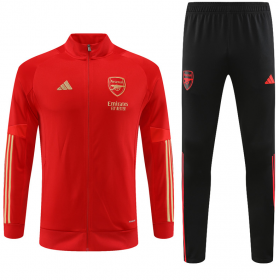 Arsenal Long Zipper Training Suit 23/24 Red